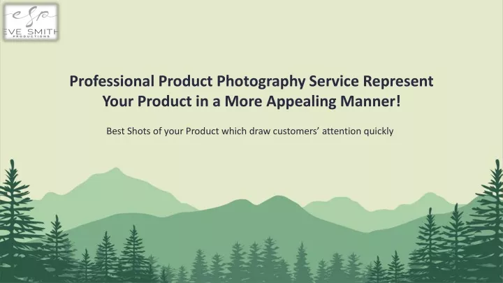 professional product photography service