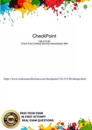CheckPoint 156-215.80 Dumps PDF Collection