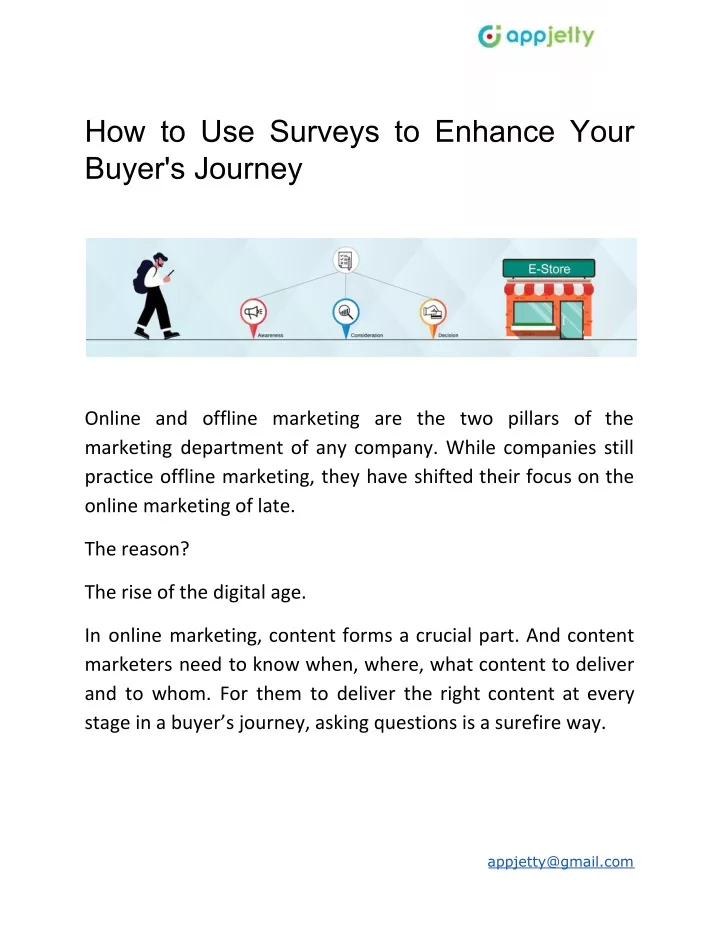 how to use surveys to enhance your buyer s journey