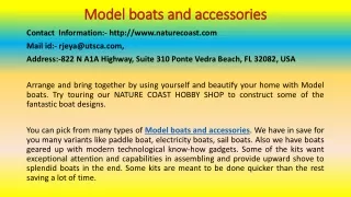 How to Win Buyers and Influence Sales with MODEL BOATS AND ACCESSORIES