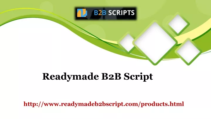 readymade b2b script