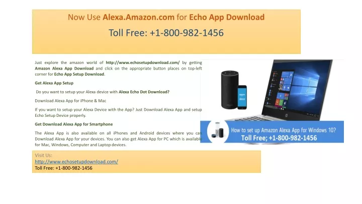 now use alexa amazon com for echo app download