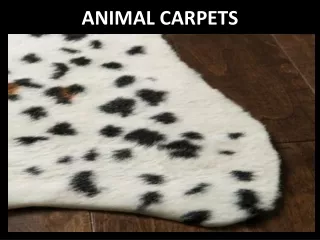 Animal Carpets In Abu Dhabi