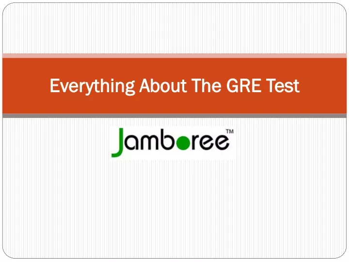 everything about the gre test