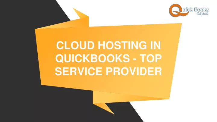 cloud hosting in quickbooks top service provider