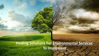 Renewable Energy and Environmental Services