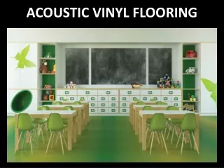 Acoustic Vinyl Flooring In Dubai