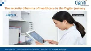 The security dilemma of healthcare in the Digital journey