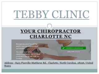 Best Chiropractor Charlotte NC.
