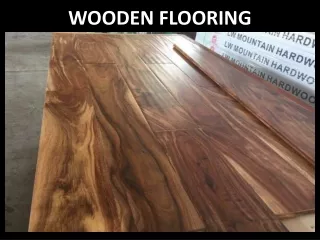 wooden flooring