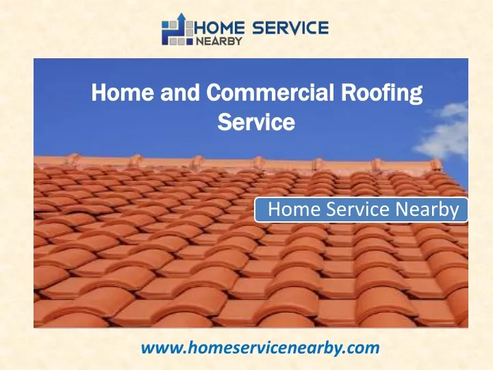 home and commercial roofing service