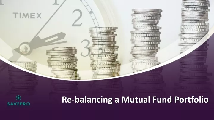 re balancing a mutual fund portfolio