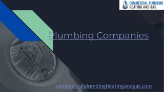 Plumbing companies