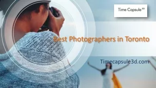 Best Photographers in Toronto - timecapsule3d.com