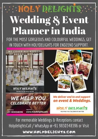Top Wedding Event Planner in Kolkata, India