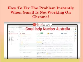 How To Fix The Problem Instantly When Gmail Is Not Working On Chrome?