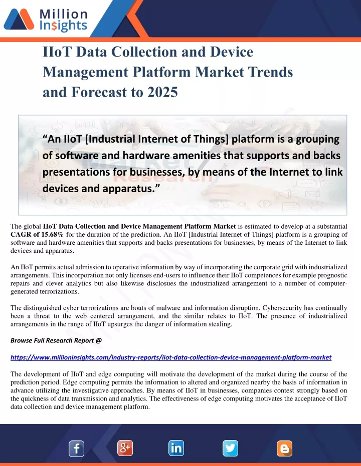 iiot data collection and device management