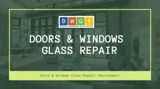 High class Storefront Glass Repair Service in Virginia call us now