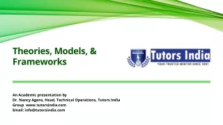 Tips to Write Theories, Models and Frame Works- TutorsIndia.com