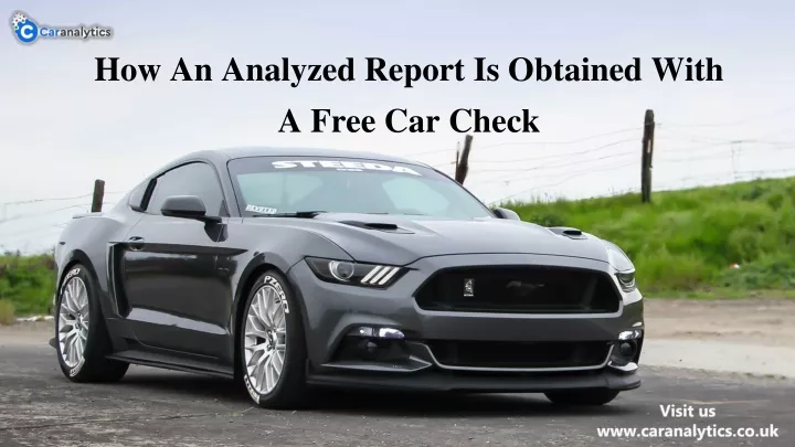 how an analyzed report is obtained with a free