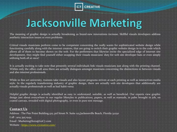 jacksonville marketing