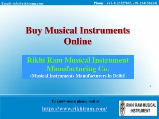 Buy Musical Instruments Online