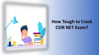 CSIR NET Exam Difficulty Level - Check Result Stats