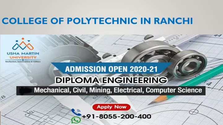 college of polytechnic in ranchi