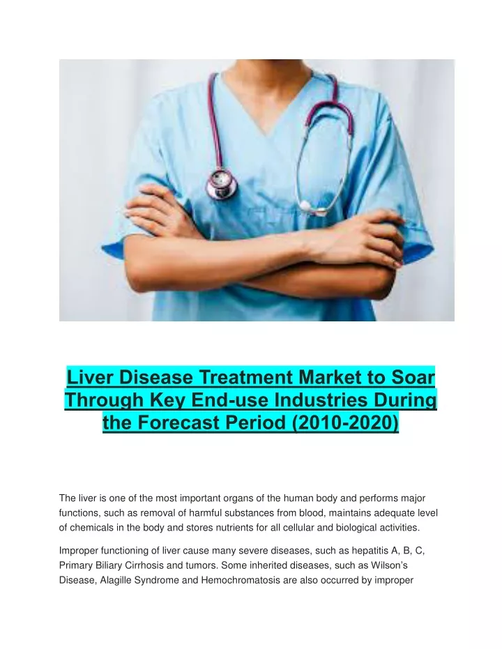 liver disease treatment market to soar through