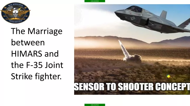 the marriage between himars and the f 35 joint
