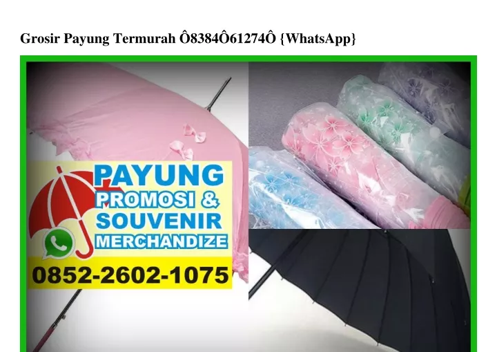 grosir payung termurah 8384 61274 whatsapp