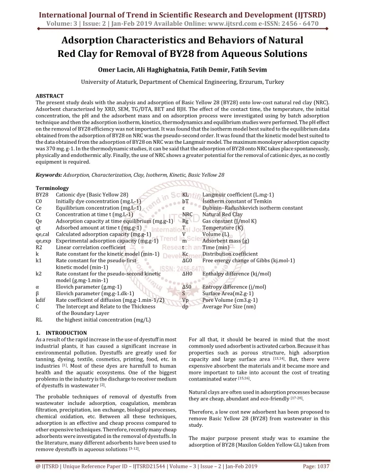 international journal of trend in scientific