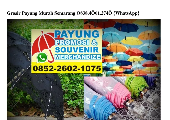 grosir payung murah semarang 838 4 61 274 whatsapp