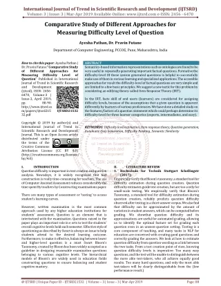 international journal of trend in scientific