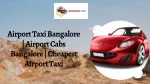 PPT - City Taxi Bangalore, Airport Taxi Bangalore PowerPoint ...