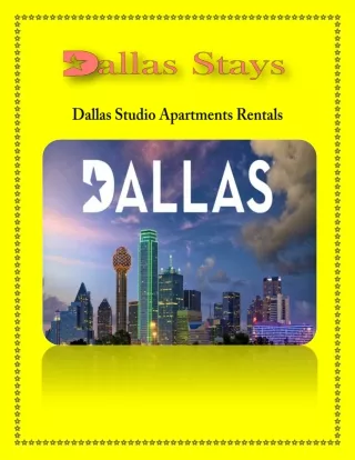 Dallas Studio Apartments Rentals