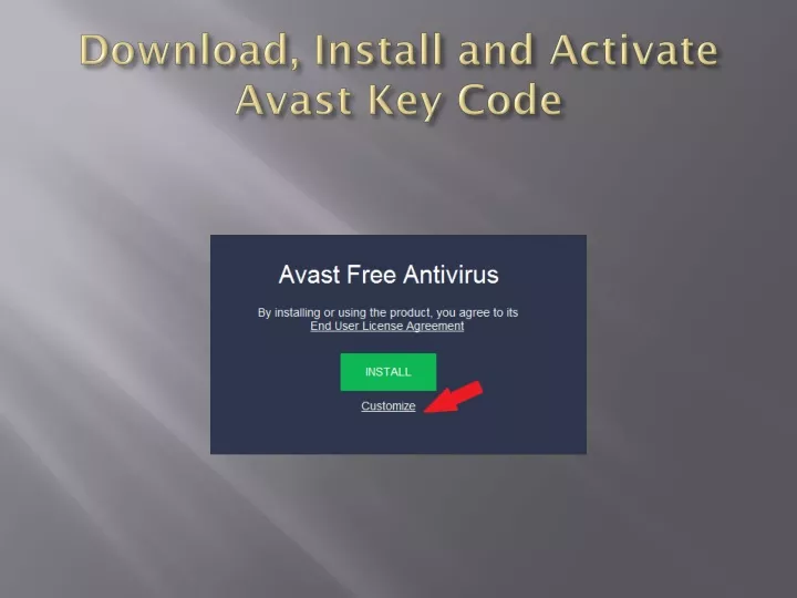 download install and activate avast key code