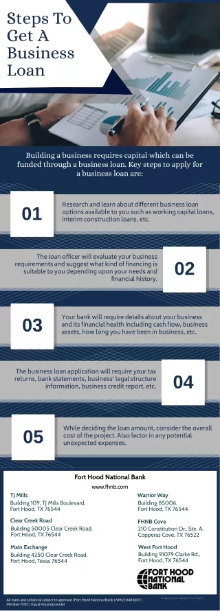 Steps To Get A Business Loan