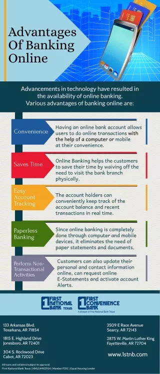 Advantages Of Banking Online