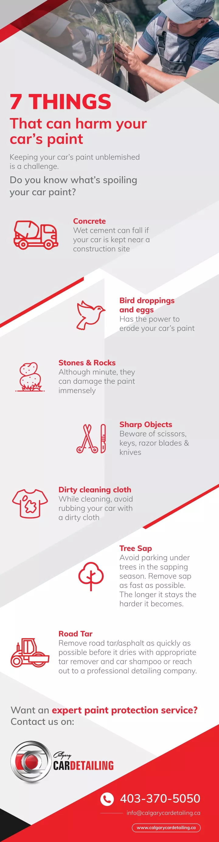 7 things that can harm your car s paint
