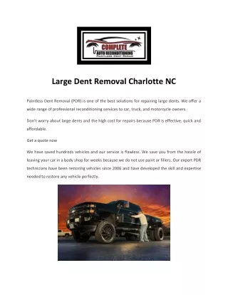 Dent Repair charlotte NC | Dent Removal Gastonia, Waxhaw NC | Dent Wizard