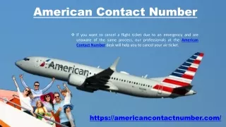 American Contact Number to the world-famous travel destination