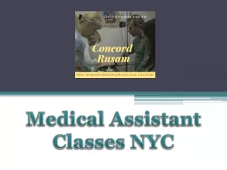 Best Medical Assistant Classes in NYC