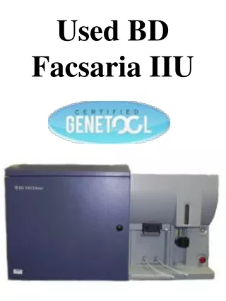 Used BD Facsaria IIU