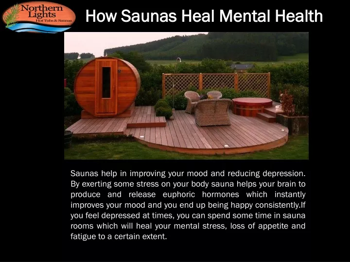 how saunas heal mental health