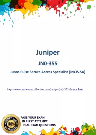 2020 Valid Juniper JN0-355 Exam Dumps
