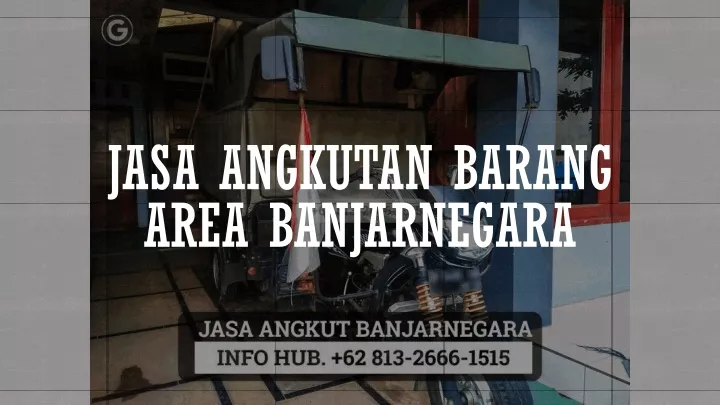 jasa angkutan barang area banjarnegara