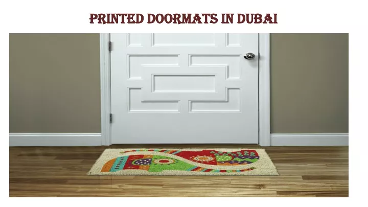 printed doormats in dubai