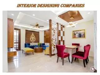interior designing companies
