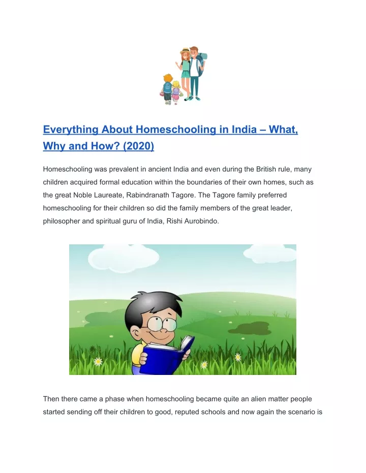 everything about homeschooling in india what